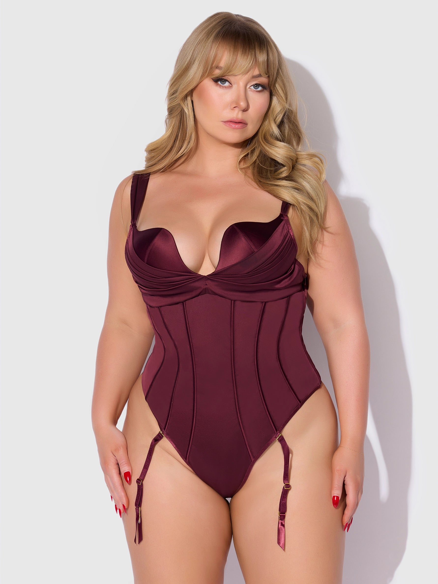 Sloane Satin Sculpt Teddy