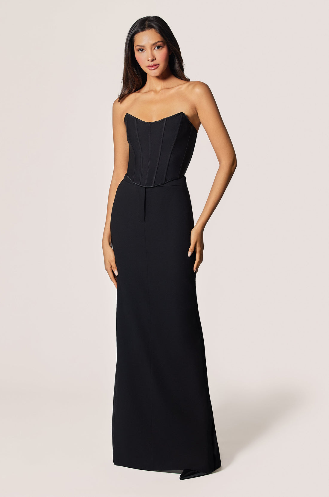TUXEDO BUSTIER