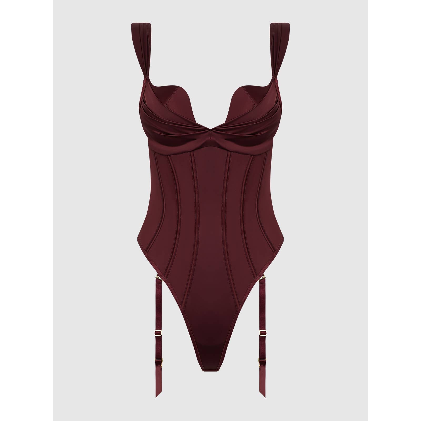 Sloane Satin Sculpt Teddy