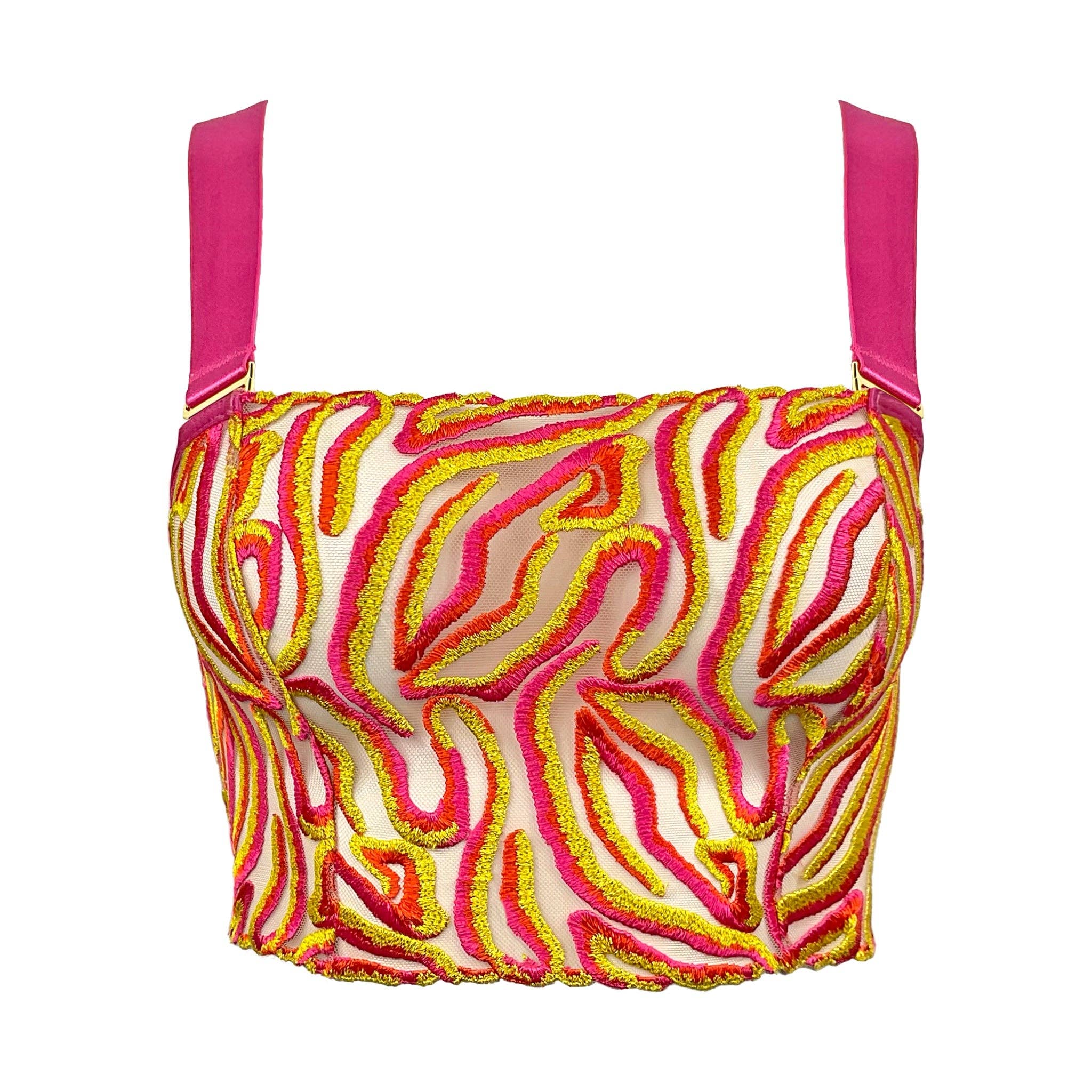 Prism Embroidered Bandeau Set
