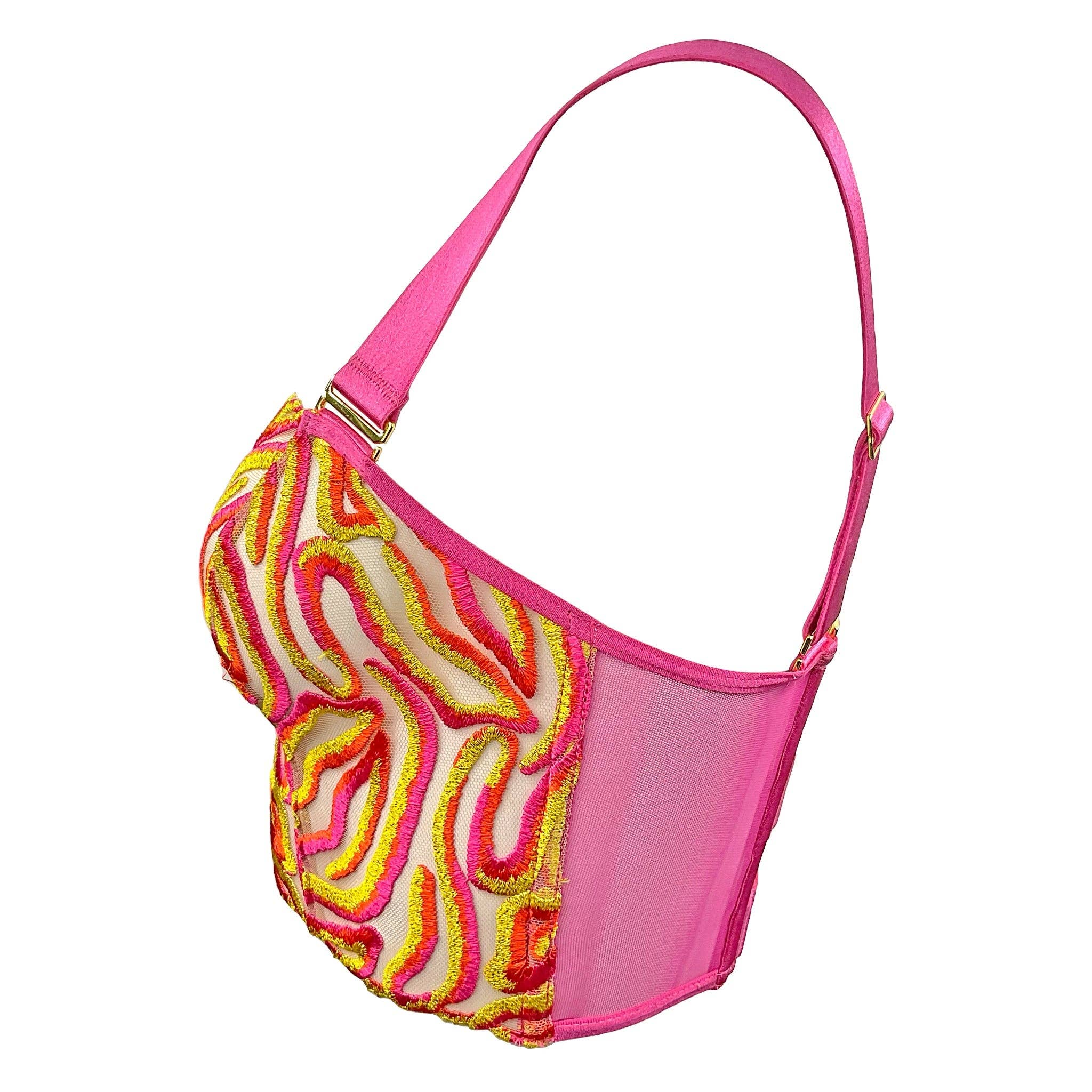 Prism Embroidered Bandeau Set