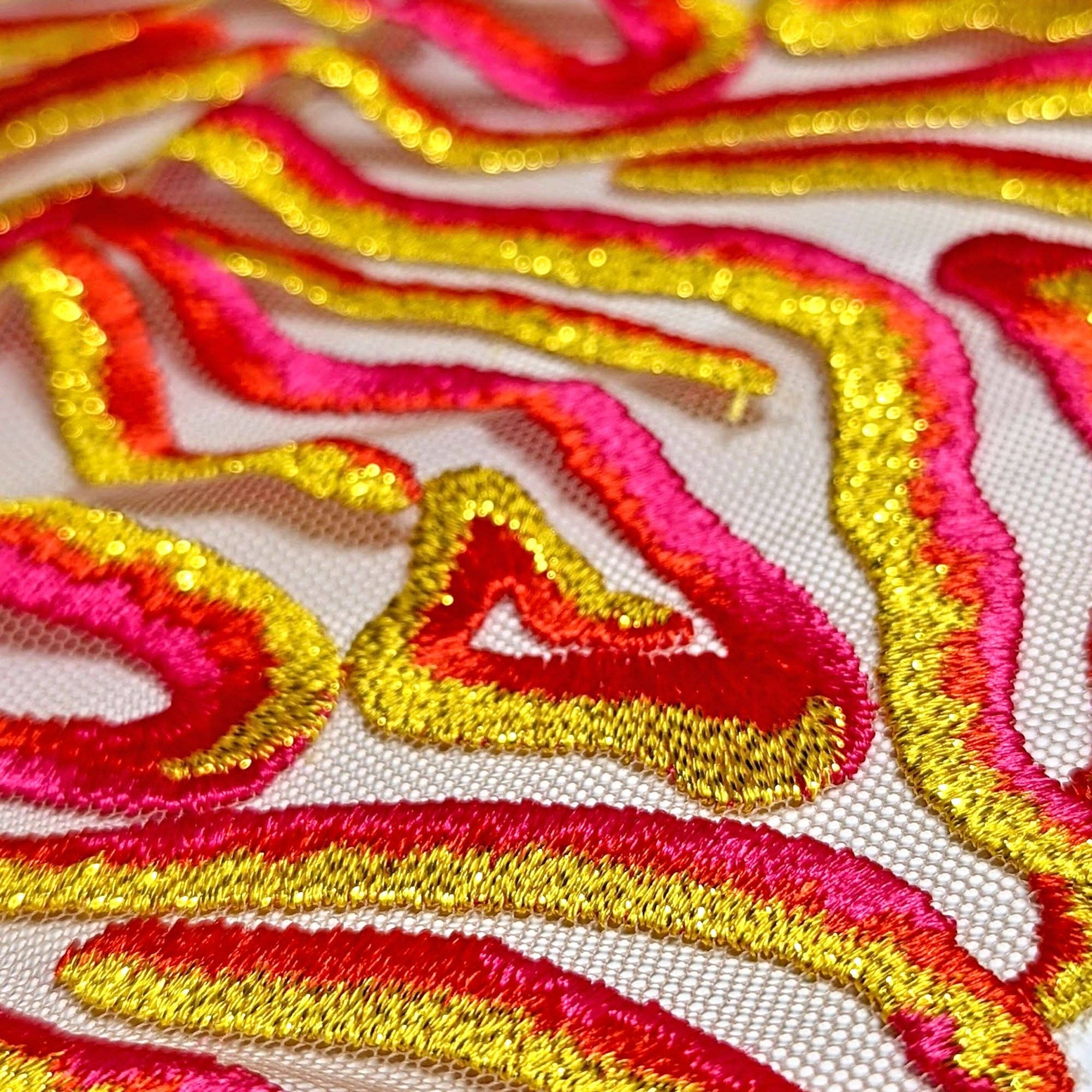 Prism Embroidered Bandeau Set